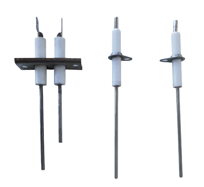 Low nitrogen condensing furnace ignition needle Low nitrogen burner accessories double needle electrode ignition needle burner ignition rod 02.png