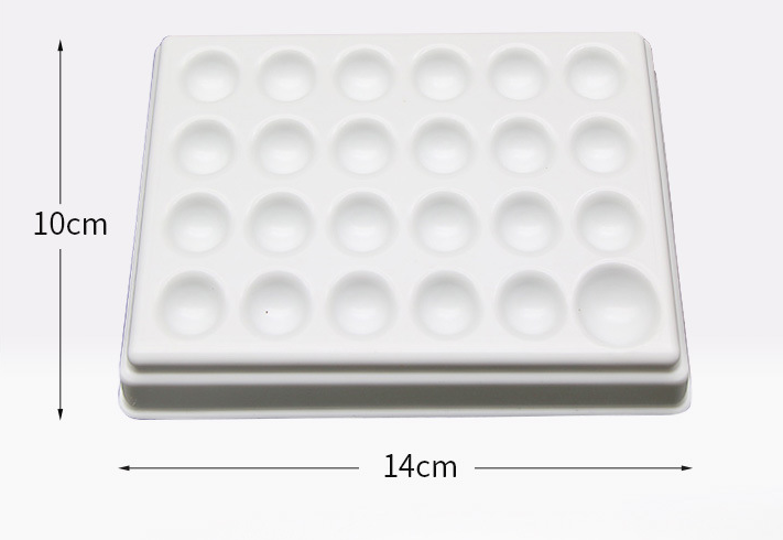 Dental porcelain tray Technician Porcelain porcelain tray (3)_副本.png