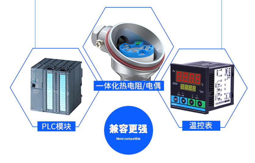 Integrated temperature transmitter module Intelligent PT100 thermoresistance thermocouple K-type output 4-20mA sensor (9).png